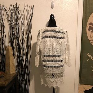 Rafaella Jackets & Coats - Rafaela White Lace Jacket Size PM Rafaella Jackets & Coats - Rafaela White Lace Jacket Size PM